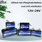Larga vida de la batería 12v 200ah Smart BMS de voltio LiFePo4 del estuche de plástico 12 del ODM del OEM