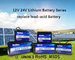 Batería de litio profunda del ciclo Lifepo4 24v 200ah para el sistema de energía solar
