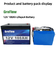 12v 100h Litio hierro Lifepo4 Batería Smart BMS Bluetooth APP Monitor